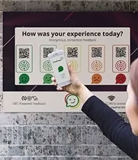 ViewPoint Tag NFC and QR feedback board